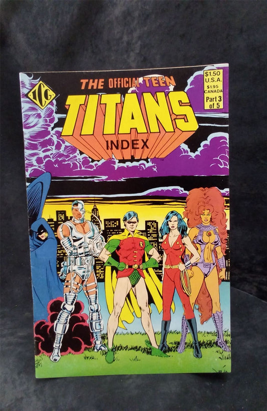 The Official Teen Titans Index #3 1985  Comic Book