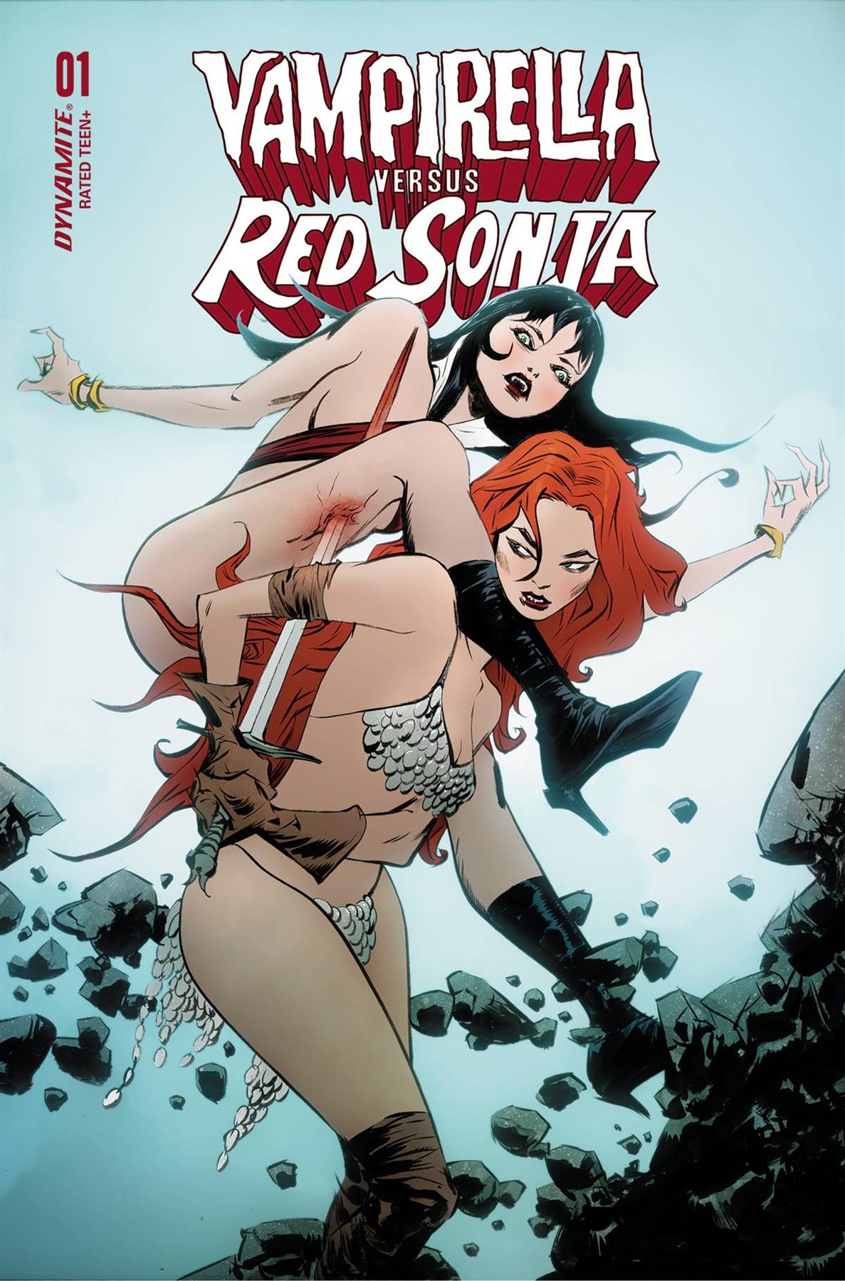 Vampirella Vs Red Sonja #1 Cvr D Lee Dynamite Comic Book