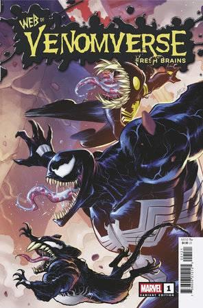 Web Of Venomverse Fresh Brains #1 Ario Anindito Connect Var  Marvel Prh Comic Book 2025