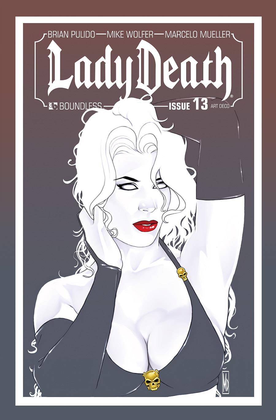 Lady Death (2010) Art Deco C Bag Set (5ct) Boundless Comics Comic Book