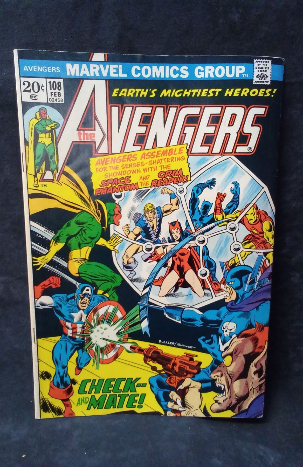 The Avengers #108 1973 marvel Comic Book – JAF Comics