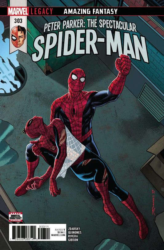 Peter Parker Spectacular Spider-man #303 Leg (Leg) Marvel Comics Comic Book