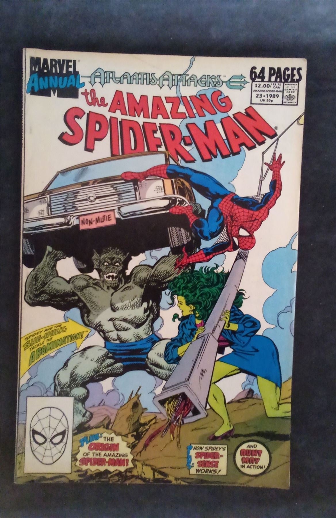 The Amazing Spider-Man Annual #23 1989 marvel Comic Book