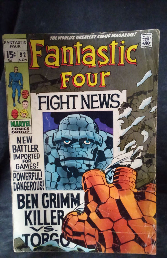 Fantastic Four #92 1969 Marvel Comics Comic Book