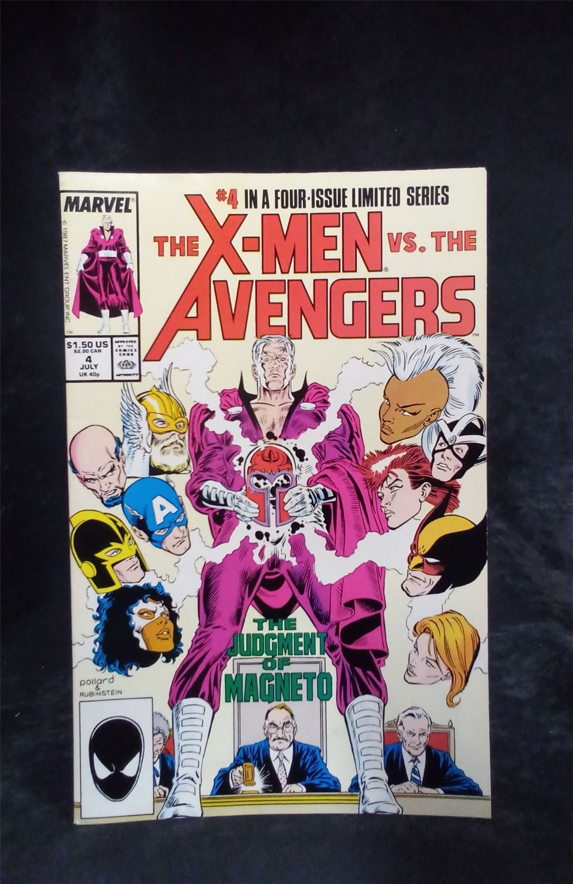 The X-Men vs The Avengers #4 1987 Marvel Comics Comic Book