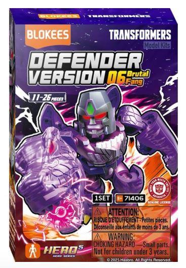 Blokees Transformers Defender Version 06 Brutal Fang by Blokees