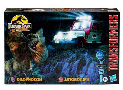 Transformers x Jurassic Park Generations Dilophocon and Autobot JP12 Action Figure