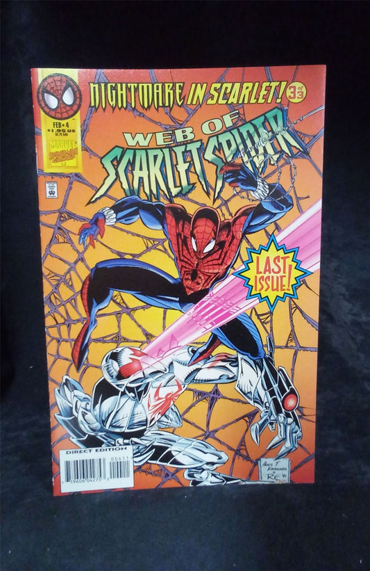 Web of Scarlet Spider #4 Direct Edition 1996 Marvel Comics Comic Book