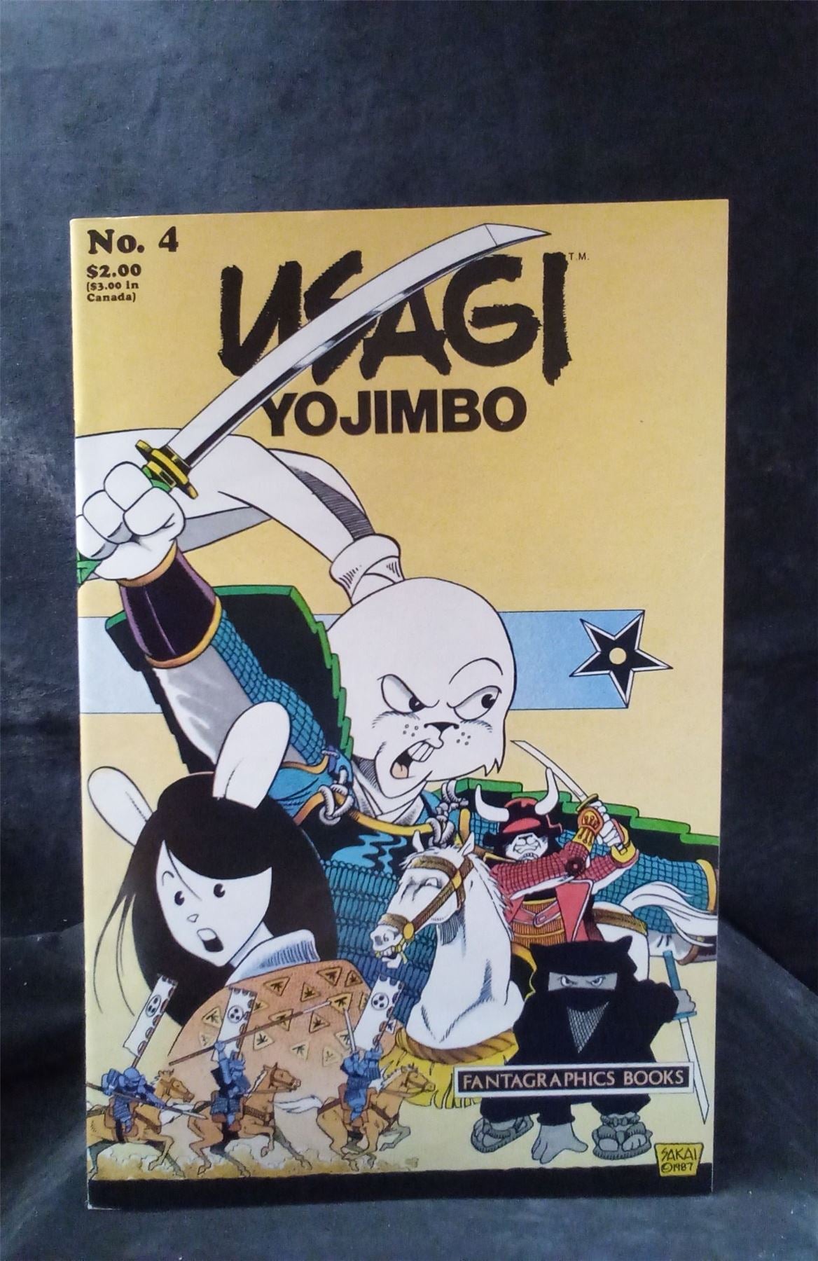 Usagi Yojimbo #4 1987 fantagraphics Comic Book