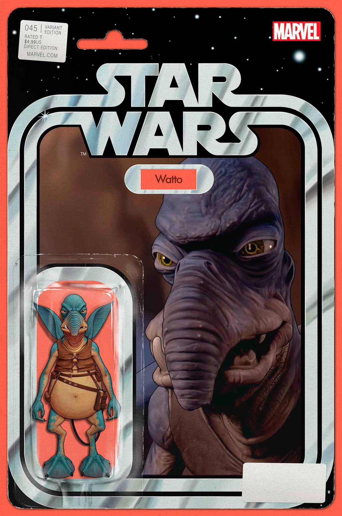 Star Wars #45 Jtc Action Figure Var (Jtc Action Figure Var) Marvel Prh Comic Book 2024