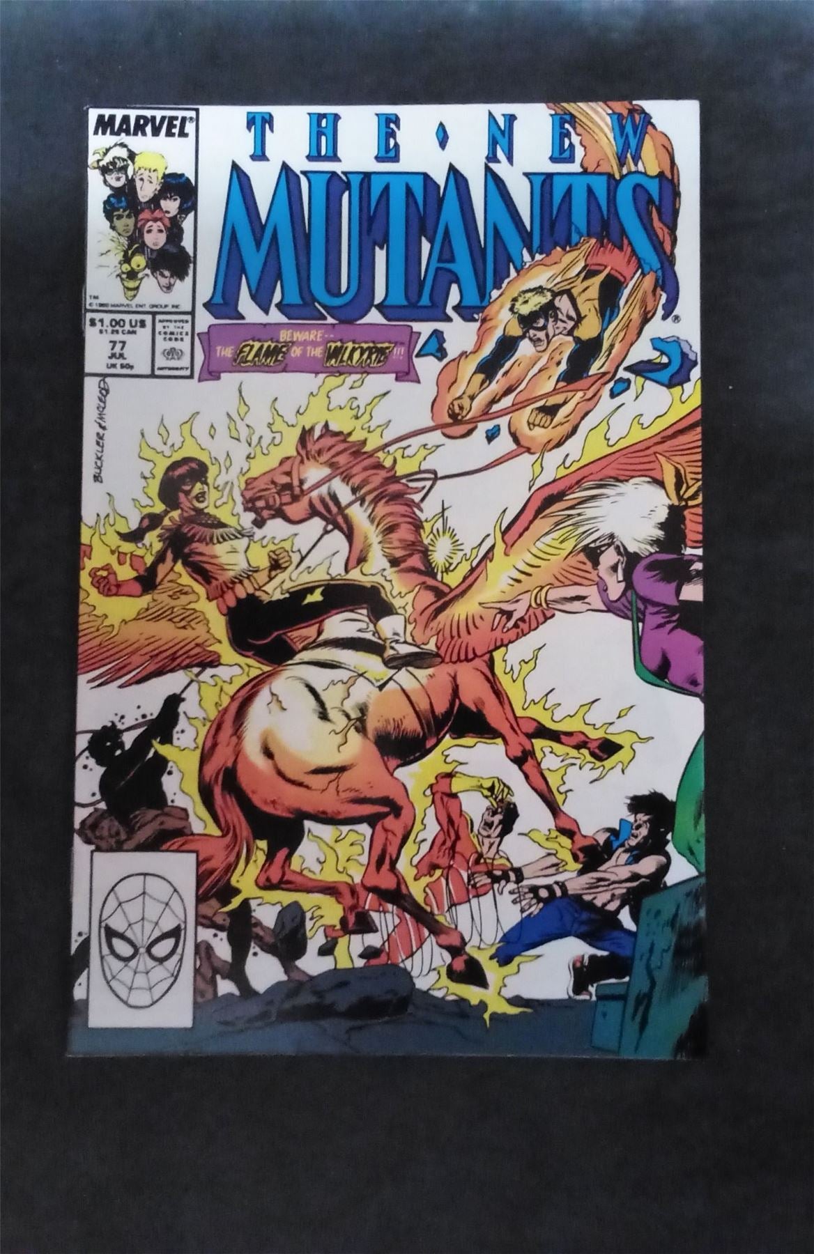 The New Mutants #77 1989 marvel Comic Book