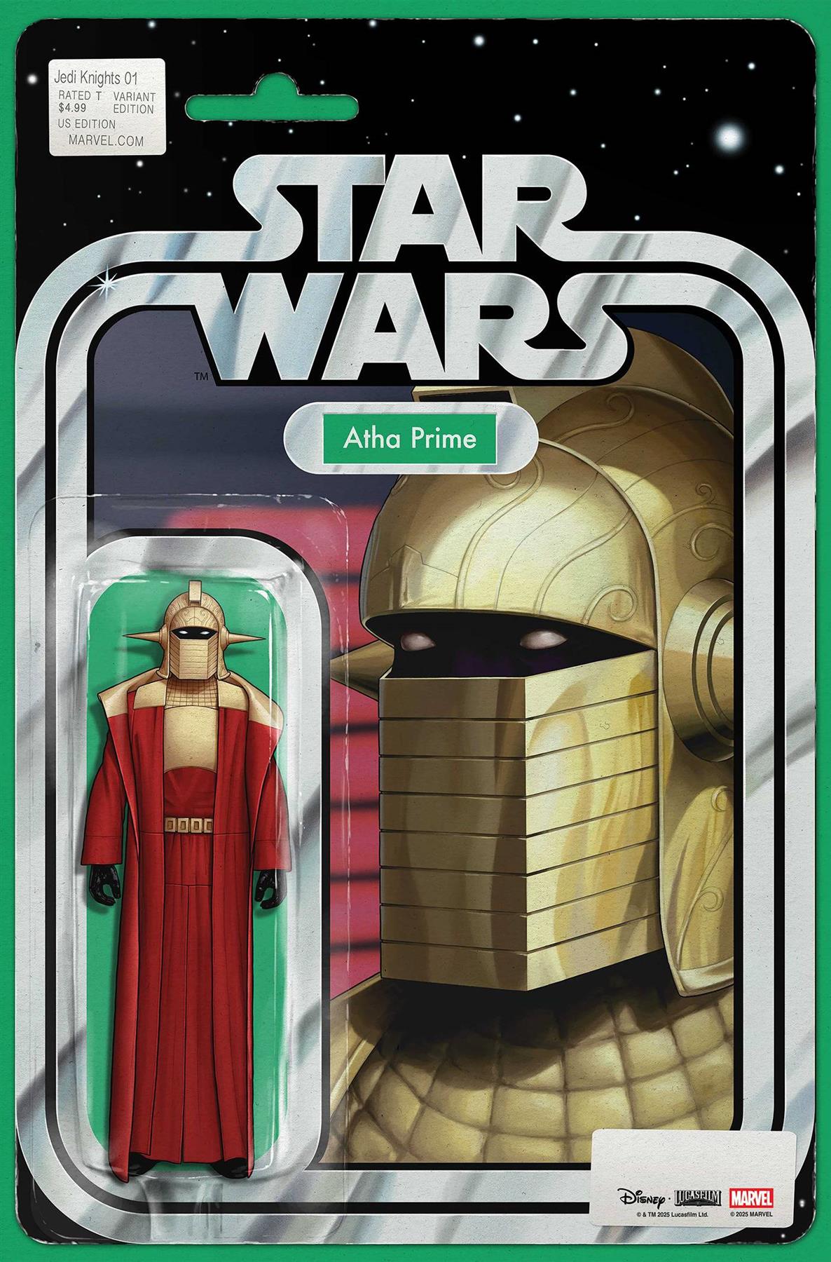 Star Wars Jedi Knights #1 (Jtc Action Figure Var) Marvel Prh Comic Book 2025