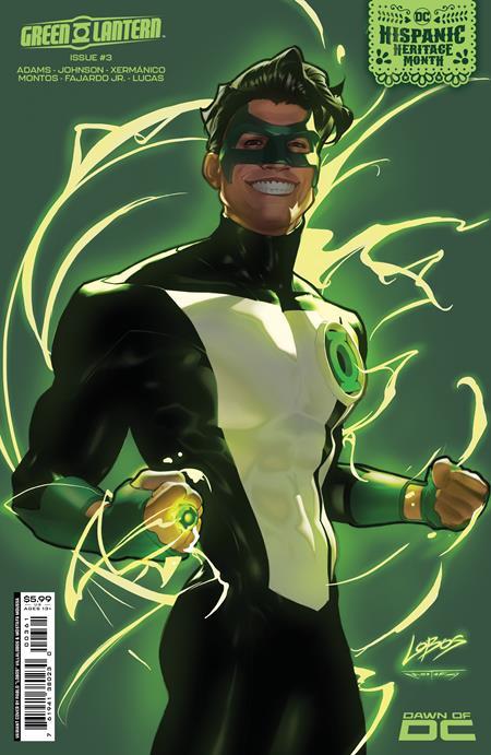 Green Lantern #3 Cvr D Pablo Villalobos Hispanic Heritage Month Card Stock Var DC Comics Comic Book