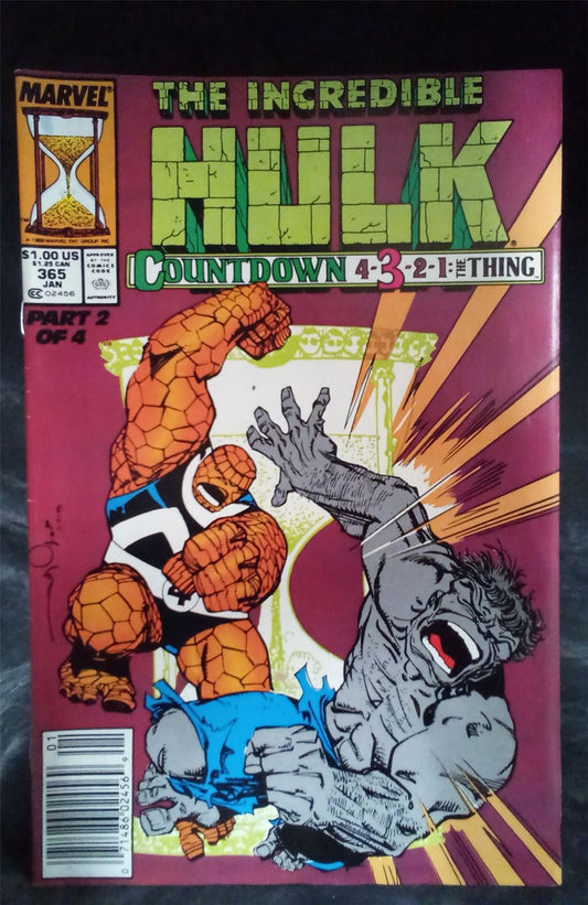 The Incredible Hulk #365 1990 Marvel Comic Book