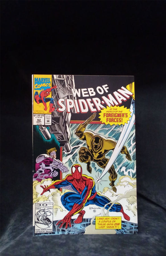 Web of Spider-Man #92 1992 Marvel Comics Comic Book