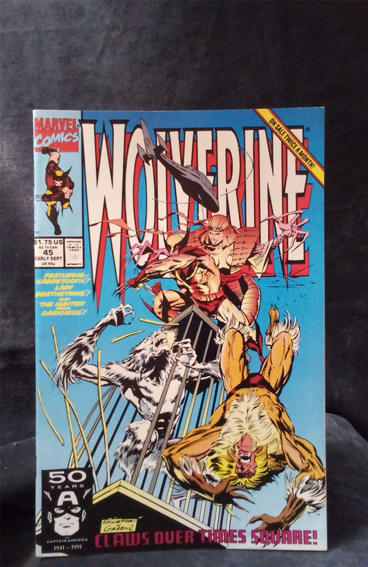 Wolverine #45 1991 Marvel Comics Comic Book