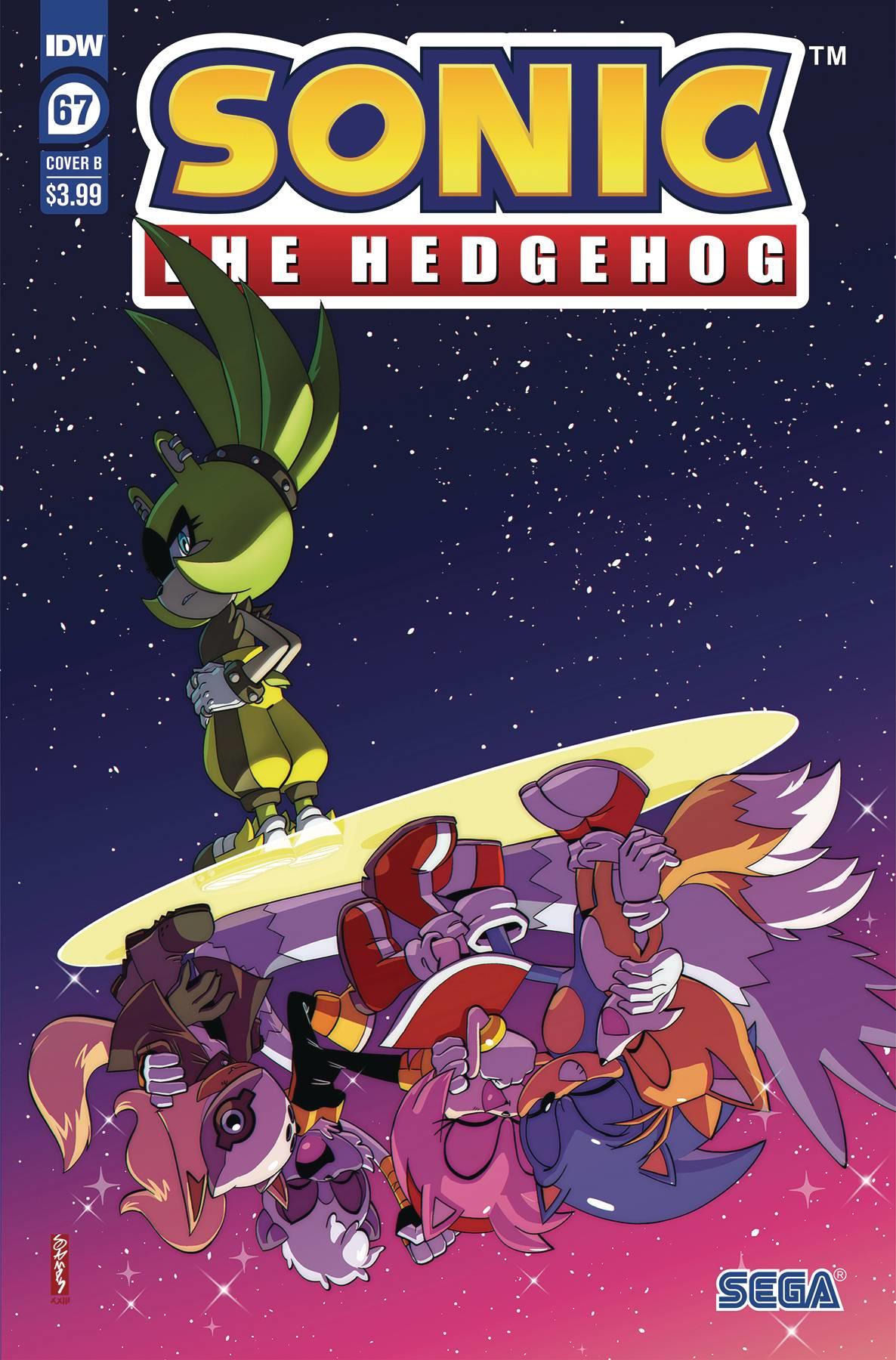 Sonic The Hedgehog #67 Cvr B Jampole Idw-prh Comic Book
