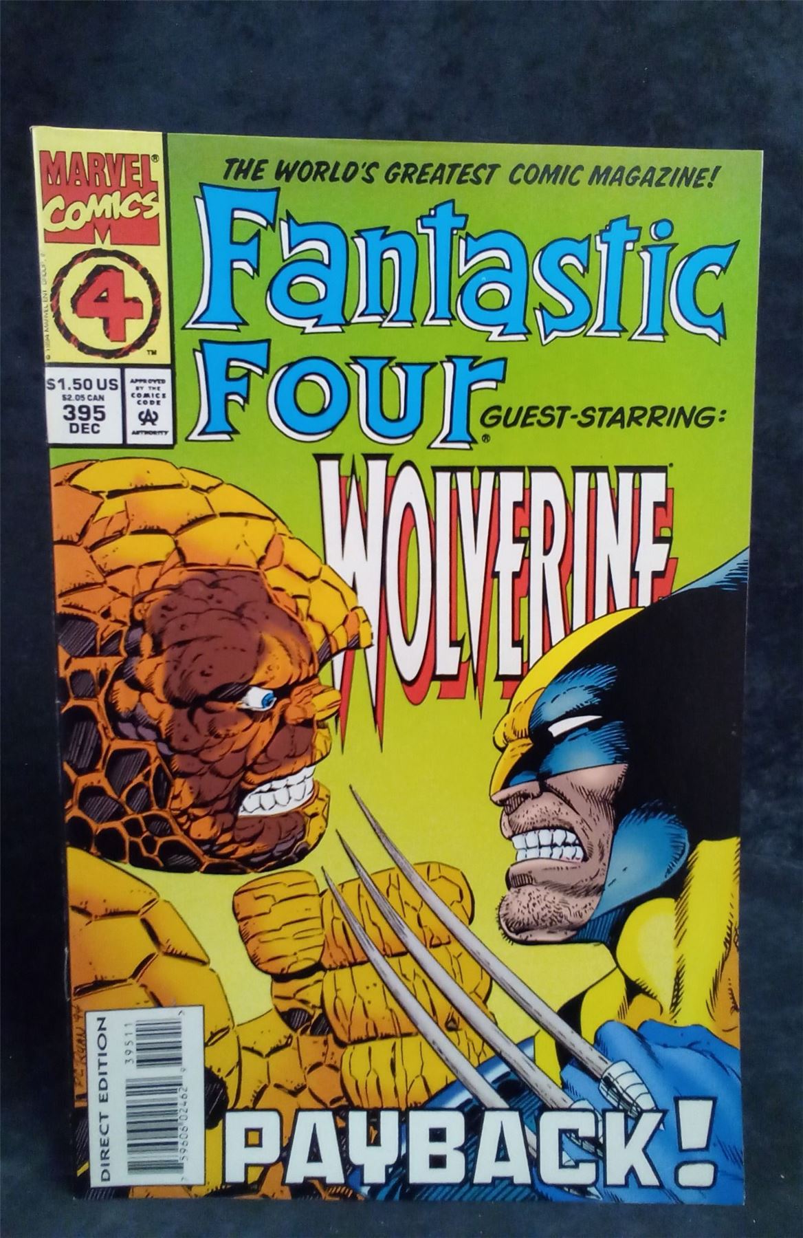 Fantastic Four #395 Newsstand Edition 1994 Marvel Comics Comic Book