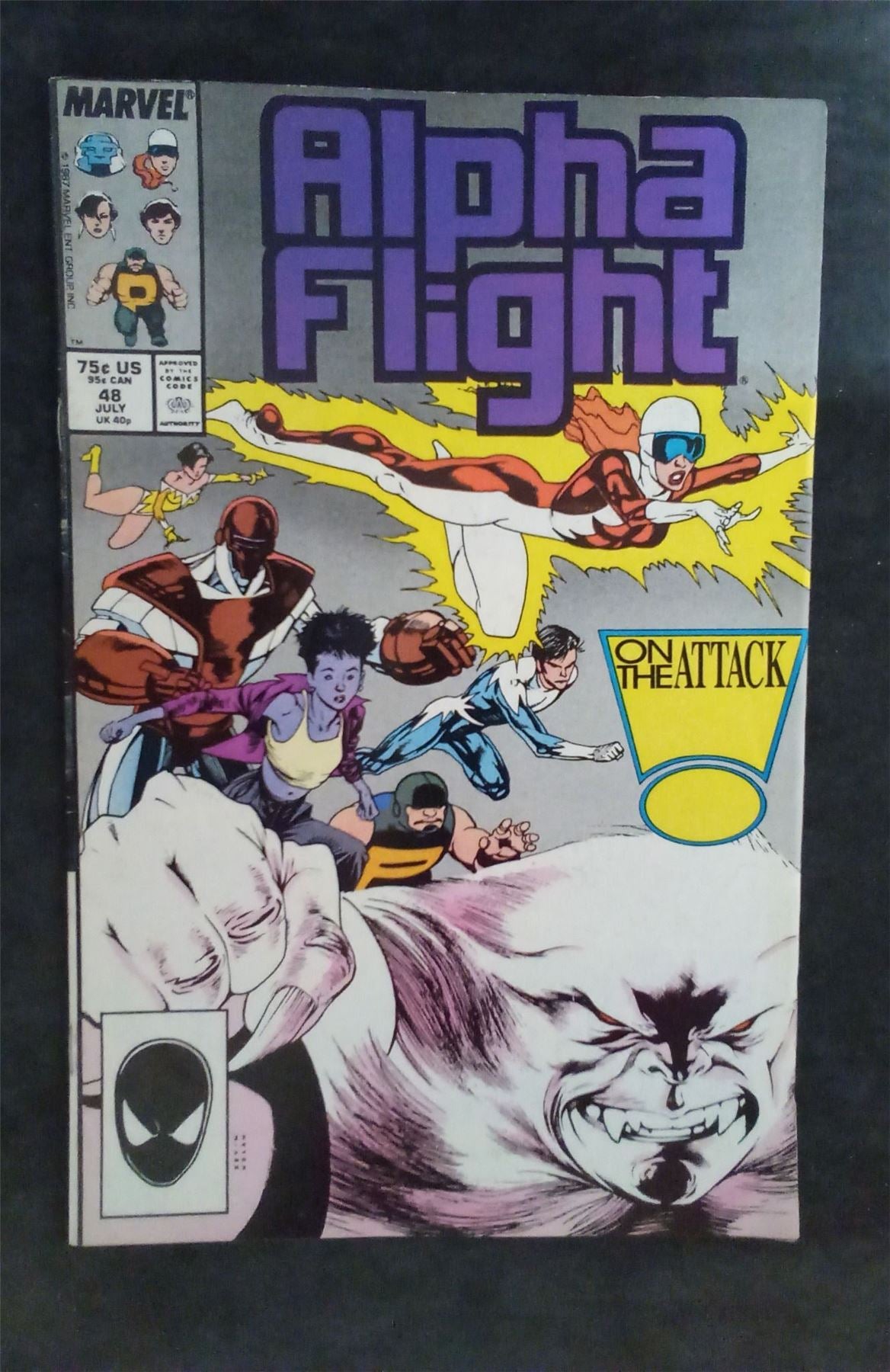 Alpha Flight #48 1987 marvel Comic Book