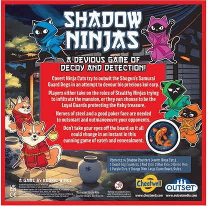 Shadow Ninjas By Outset Media Board Game