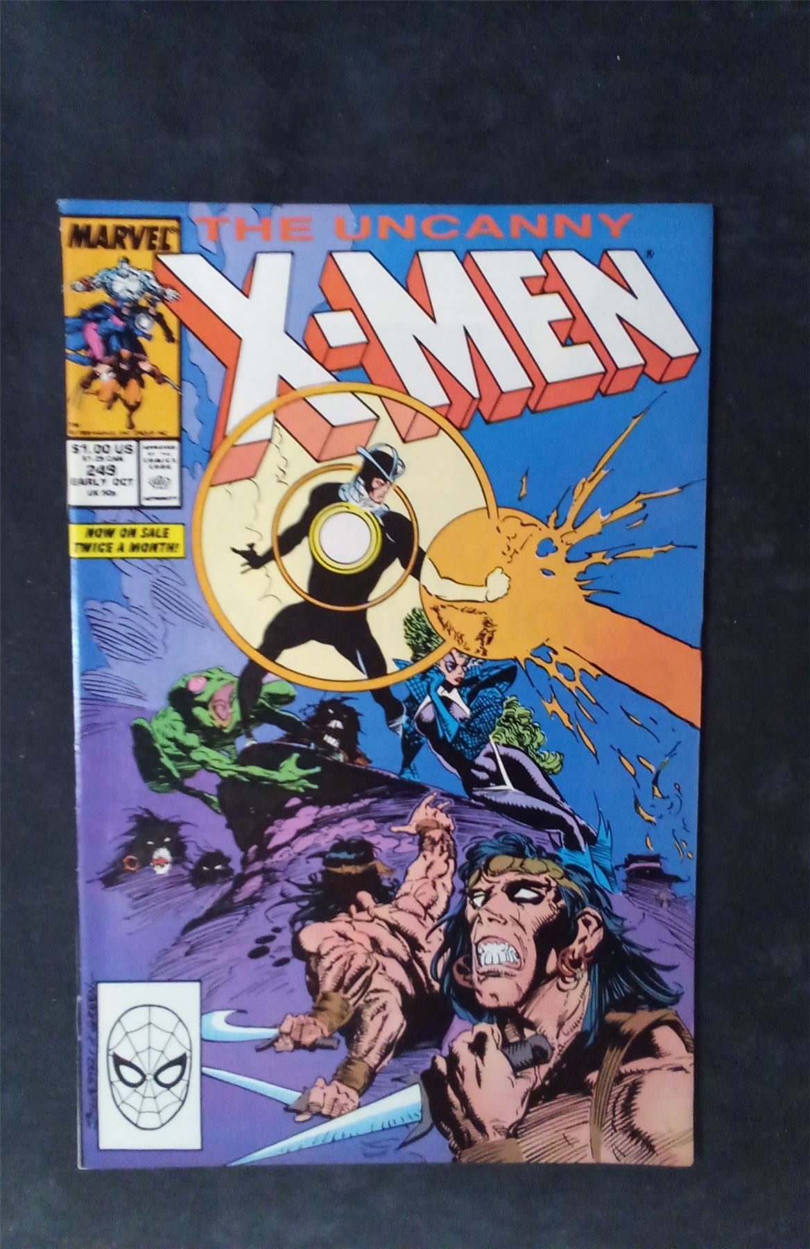 The Uncanny X-Men #249 1989 marvel Comic Book