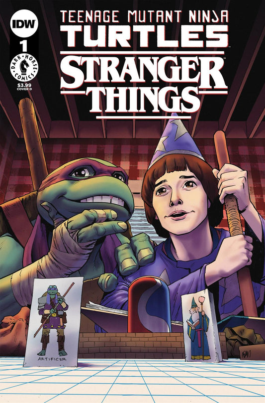 Tmnt X Stranger Things #1 Cvr D Gorham Idw-prh Comic Book