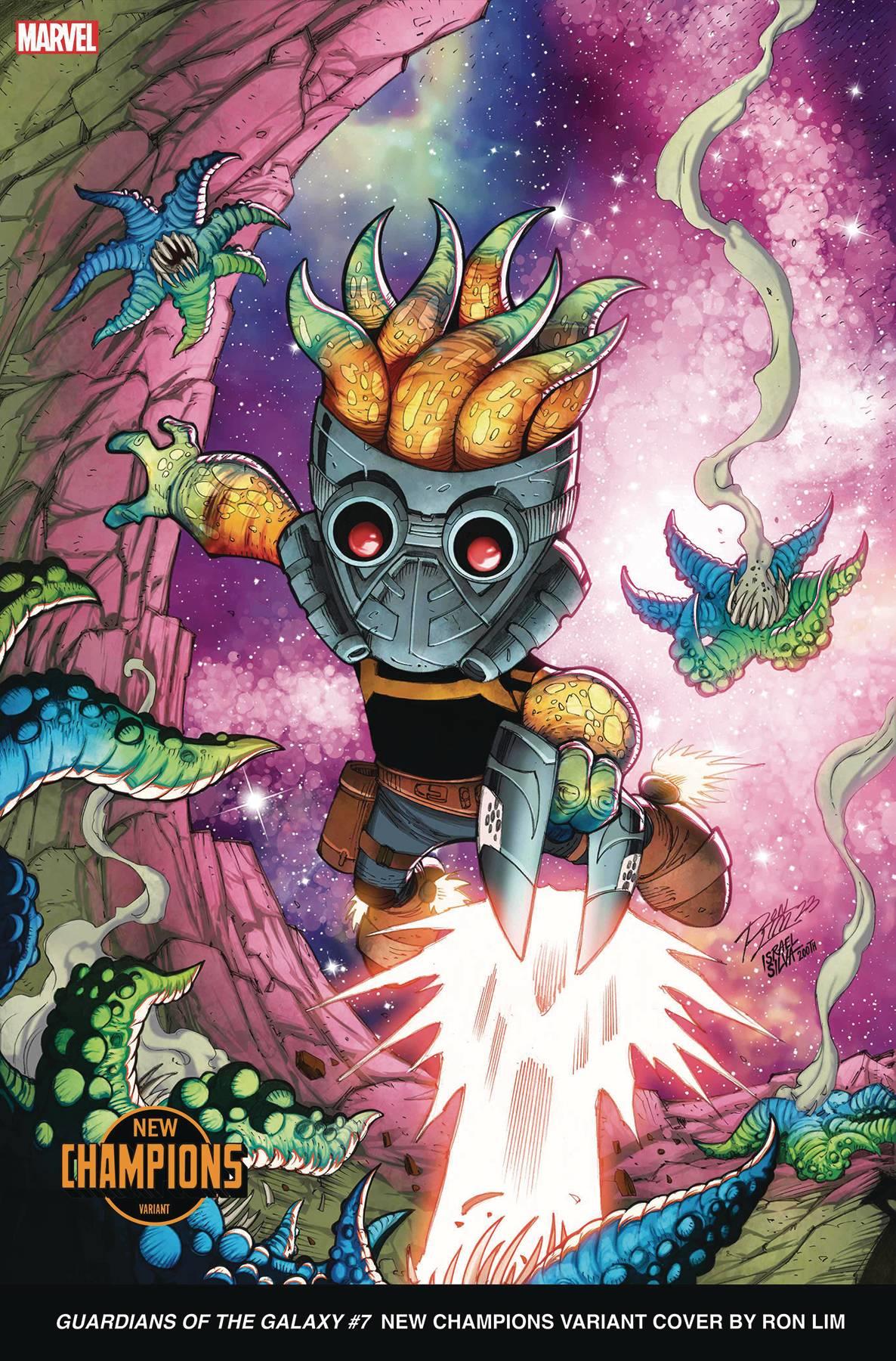 Guardians Of The Galaxy #7 Ron Lim New Champions Var (Ron Lim New Champions Var) Marvel Prh Comic Book 2023