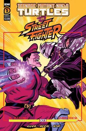 Tmnt Vs. Street Fighter #5 (of 5) Cvr C Reilly Idw-prh Comic Book