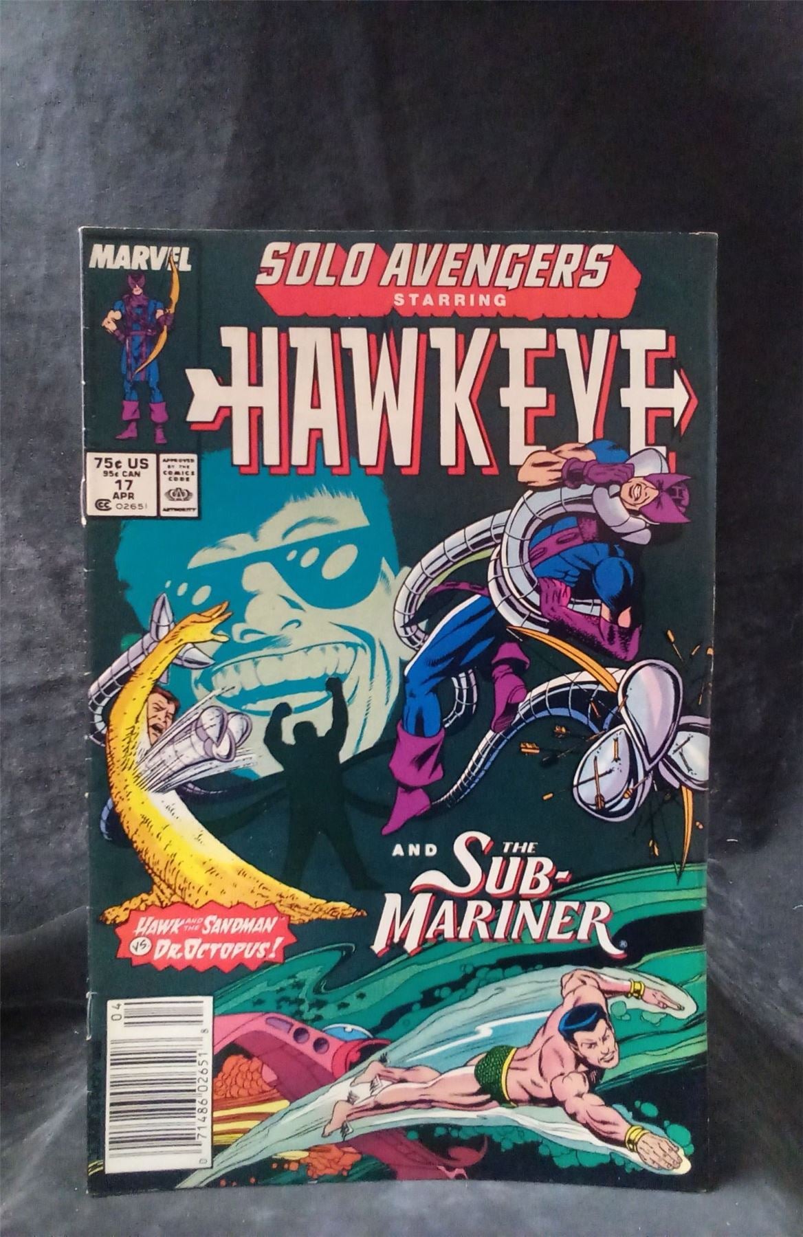 Solo Avengers #17 1989 Marvel Comics Comic Book