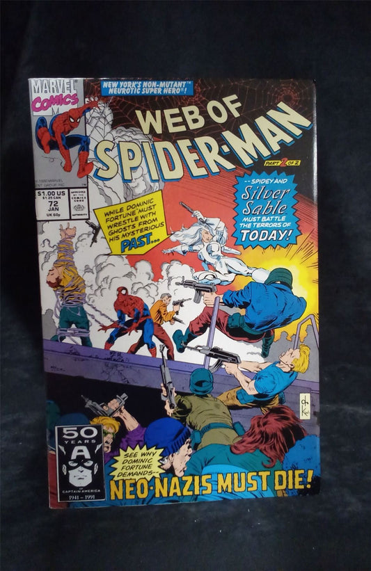 Web of Spider-Man #72 1991 Marvel Comics Comic Book
