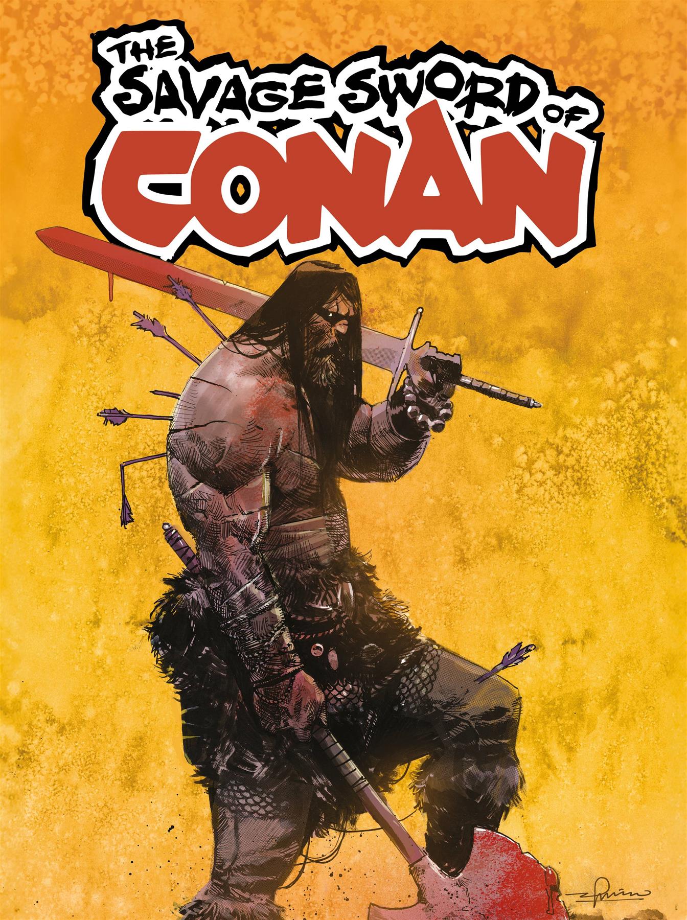 Savage Sword Of Conan #1 (of 6) Cvr B Zaffino Titan Comics Comic Book