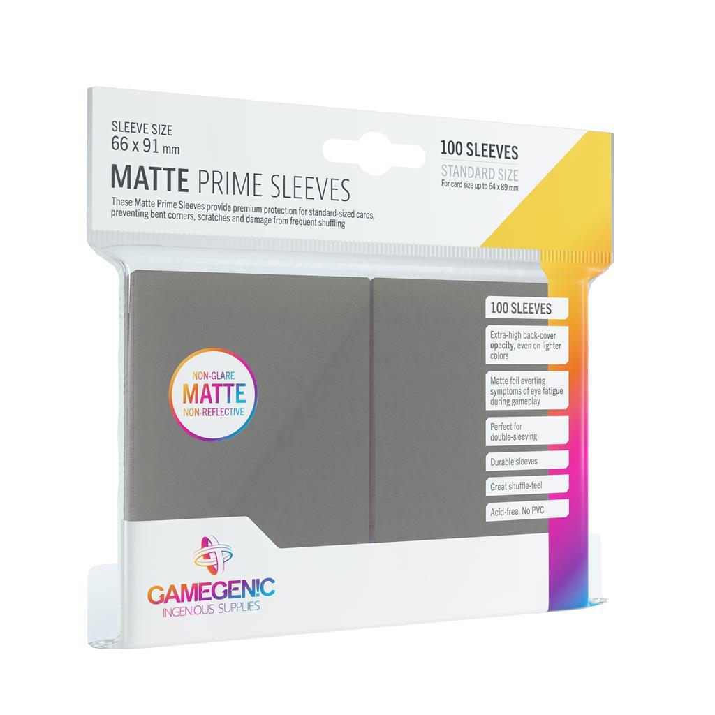 MATTE Prime Sleeves: Standard Gray Gamegenics