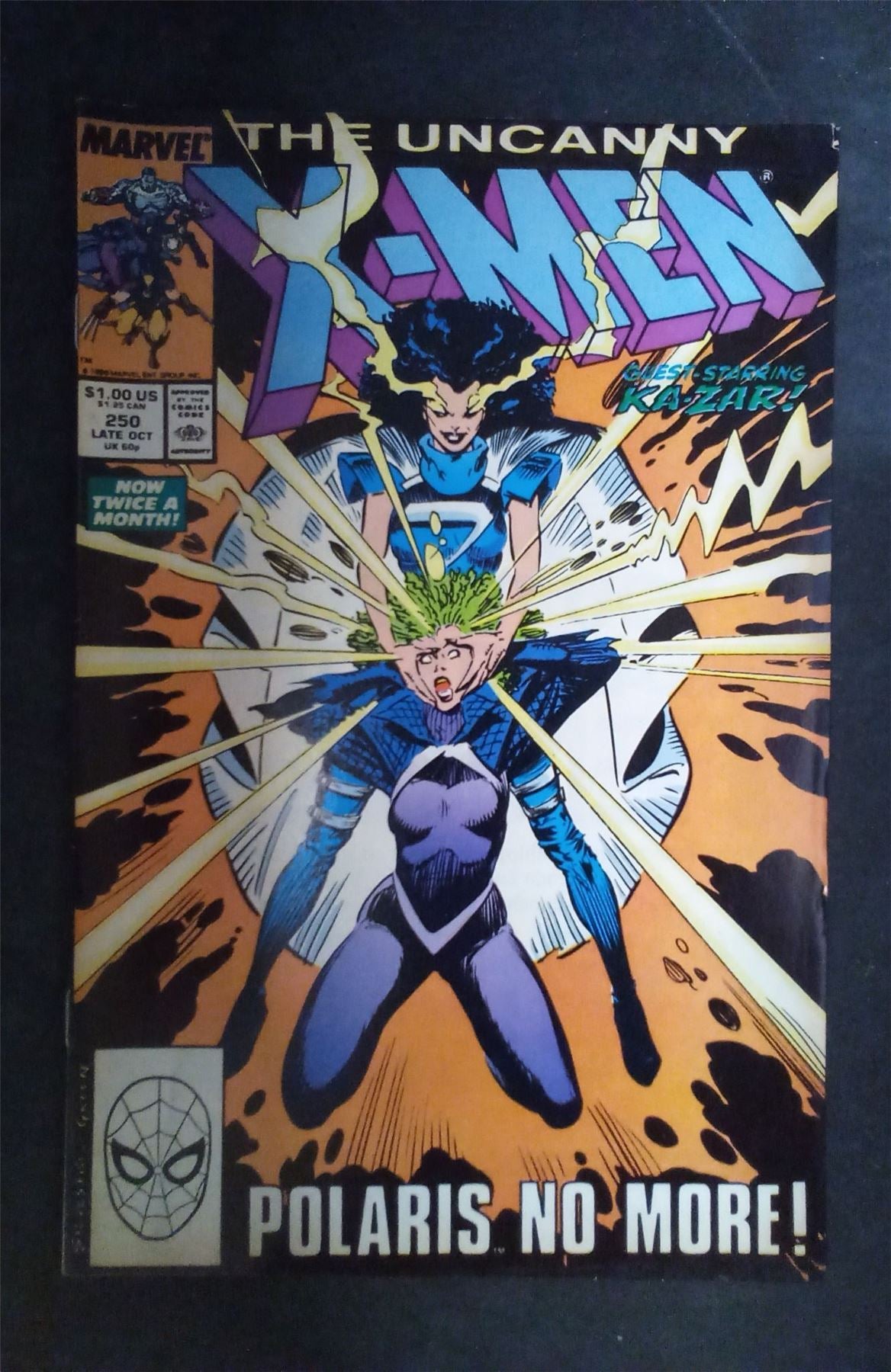 The Uncanny X-Men #250 1989 Marvel Comics Comic Book