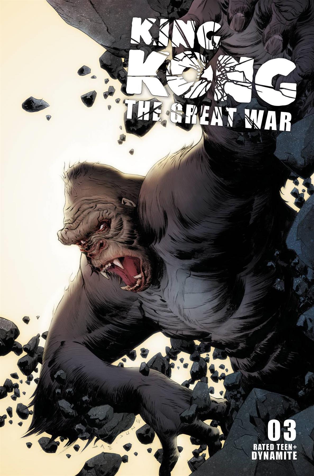 Kong Great War #3 Cvr A Lee Dynamite Comic Book