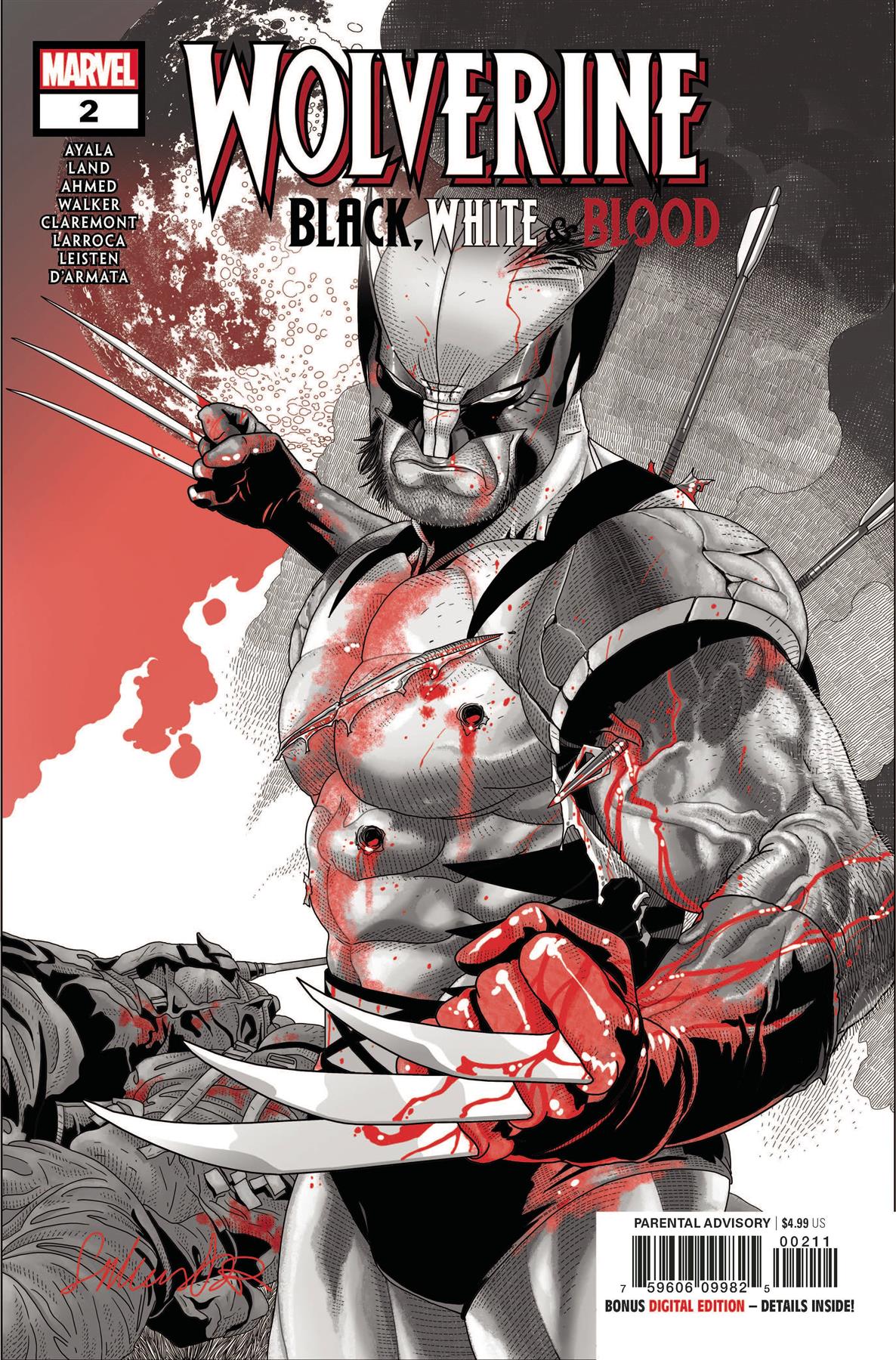 Wolverine Black White Blood #2 () Marvel Comics Comic Book 2020