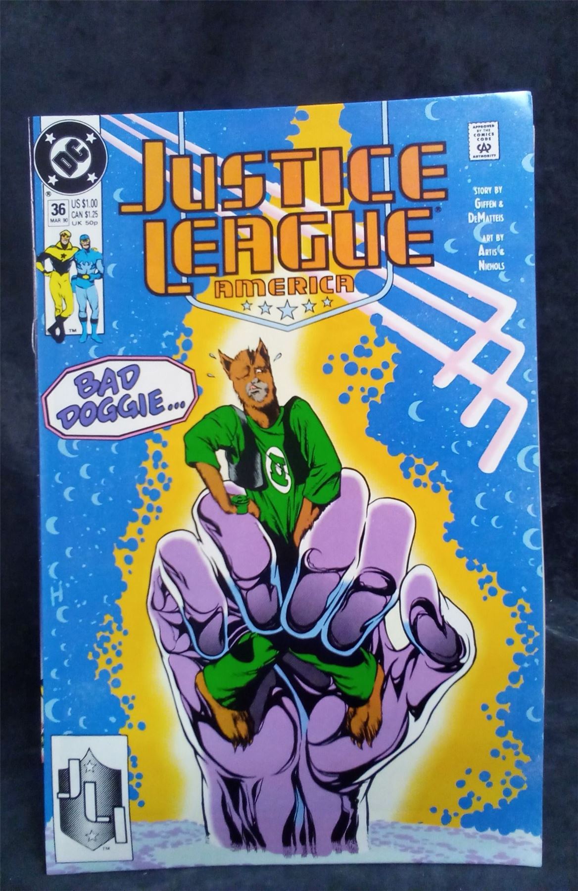 Justice League America #36 1990 DC Comics Comic Book
