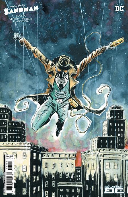 Wesley Dodds The Sandman #3 (of 6) Cvr B Jeff Lemire Card Stock Var DC Comics Comic Book