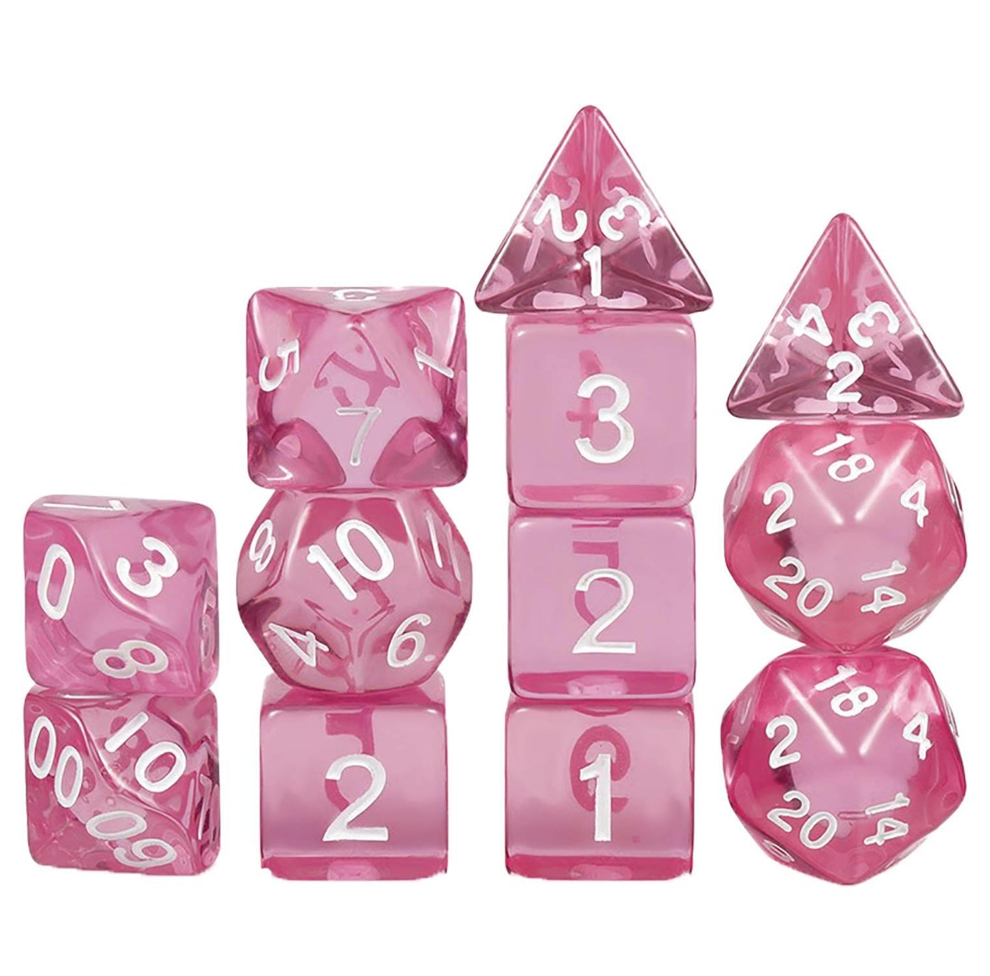 Acrylic Dice Petals 12pc Set by Dice Habit