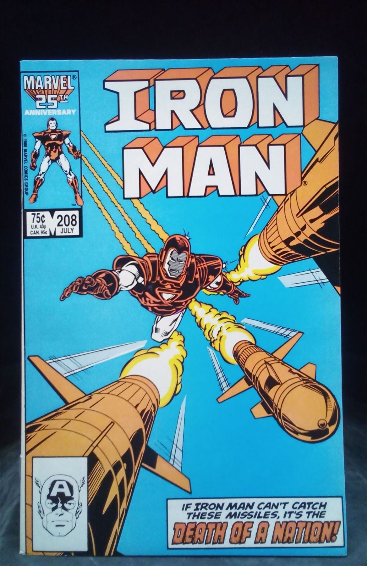 Iron Man #208 Direct Edition 1986 Marvel Comics Comic Book