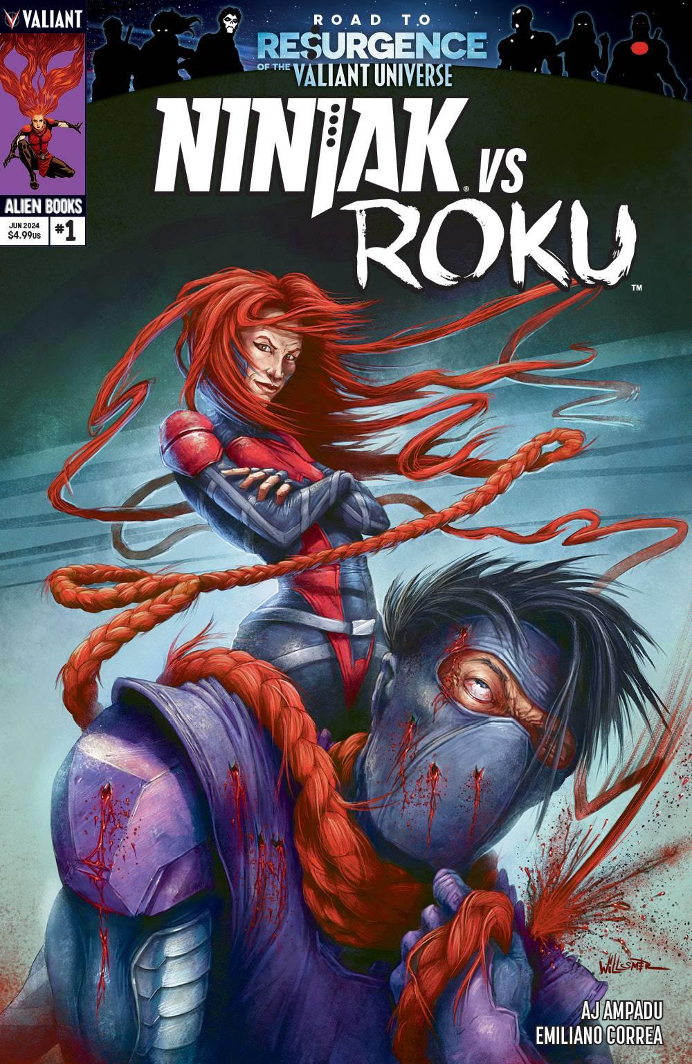 Ninjak Vs Roku #1 (of 4) Cvr B Willsmer Valiant Comic Book