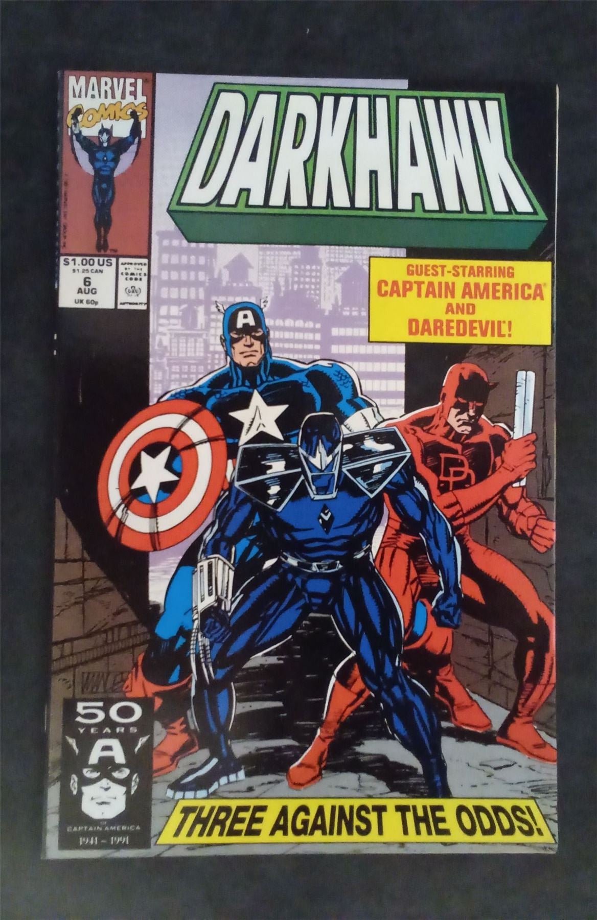 Darkhawk #6 1991 marvel Comic Book