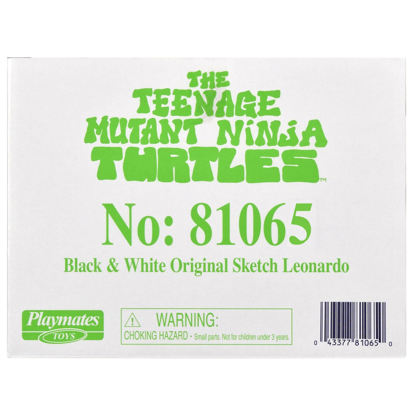 Tmnt Black & White Original Sketch Leonardo Px Action Figure