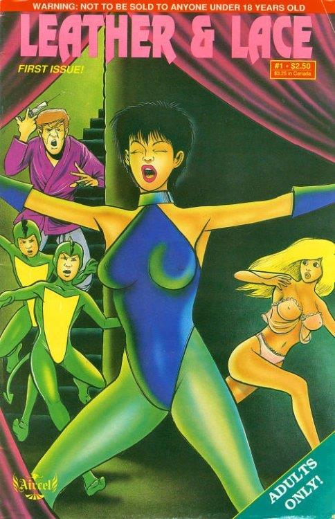 Leather & Lace  by Aircel ADULT Comic Book set #1, 2,3 4 and 5