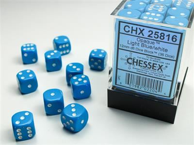 Gemini 12mm d6 Translucent Green-Teal/yellow Dice Block (36 dice)