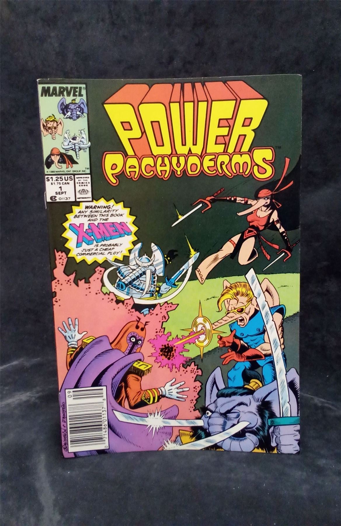 Power Pachyderms 1989 Marvel Comics Comic Book