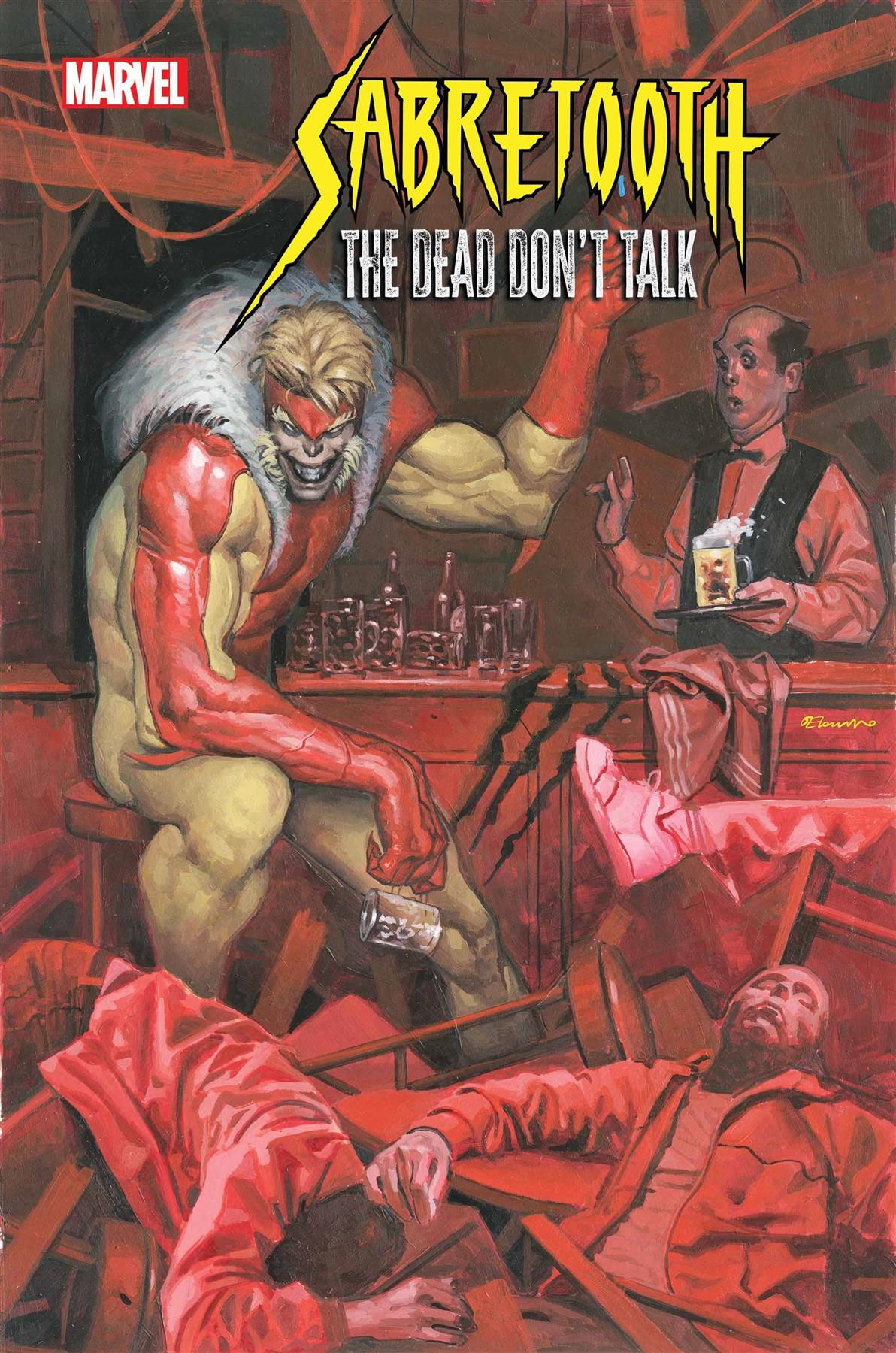 Sabretooth The Dead Dont Talk #1 Tommaso Var Marvel Prh Comic Book 2024