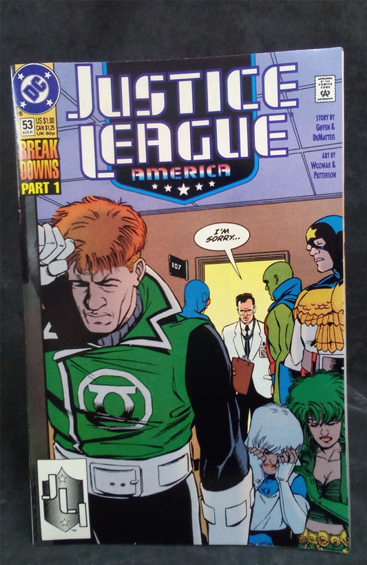 Justice League America #53 1991 DC Comics Comic Book