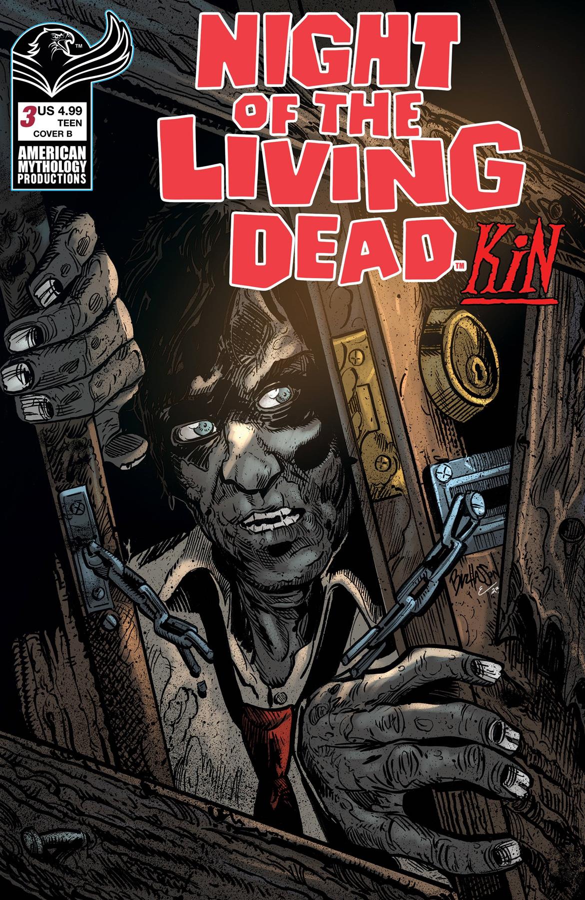Night Of The Living Dead Kin #3 Cvr B Hasson American Mythology Productions Comic Book