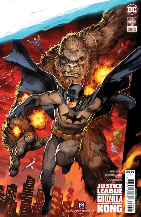 Justice League Vs Godzilla Vs Kong #2 (of 7) Cvr C David Nakayama Batman Connecting Card Stock Var DC Comics Comic Book