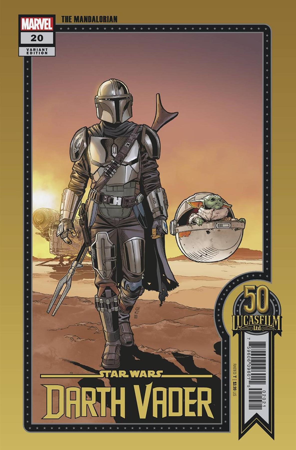 Star Wars Darth Vader #20 Sprouse Lucasfilm 50th Var (Sprouse Lucasfilm 50th Var) Marvel Prh Comic Book 2022